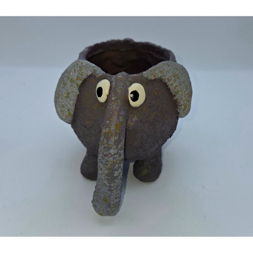 BoBo Elephant Blobhouse Planter, Handcrafted Poly-resin Planter by Gesine Krätzn